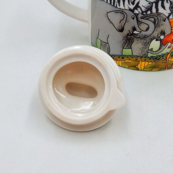 Paul Cardew Noah’s Ark Ceramic Teapot 2008 Animal Design Multicolor W/Box - Picture 7 of 11